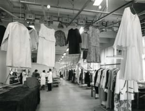 Investment in clothing renting increases in the 1950s