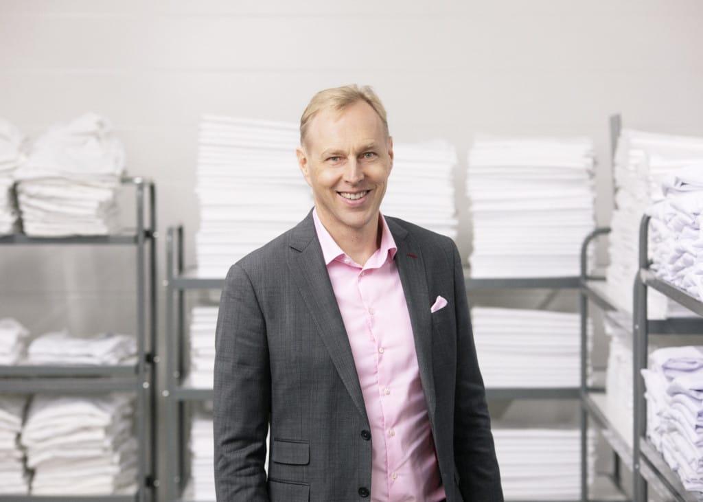 Juha Laurio, President and CEO of the Lindström Group