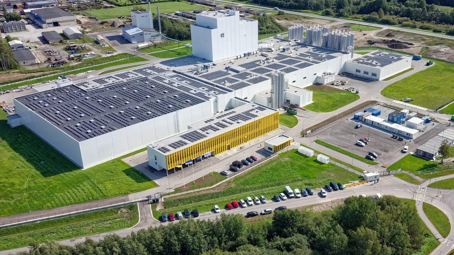 E-Piim cheese and butter production plant in Paide, Estonia