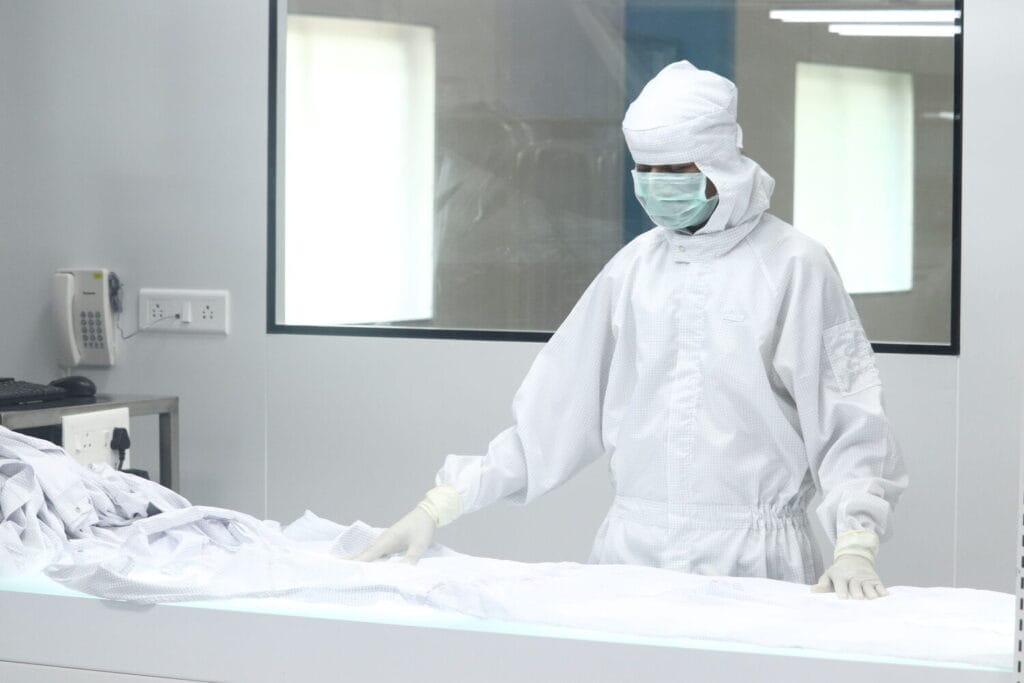 ESD smocks in the pharmaceutical industry